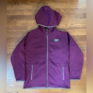 L.L. Bean Kids' L.L.Bean Sweater Fleece, Hooded  NWT - size large (14-16)